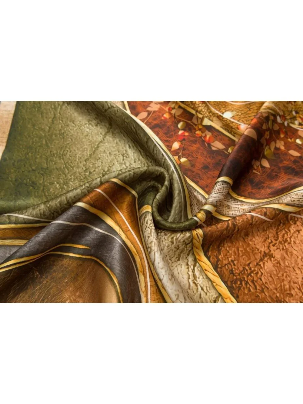 100% Mulberry Silk Lightweight Square Scarf for Women - Versatile Neck Wrap